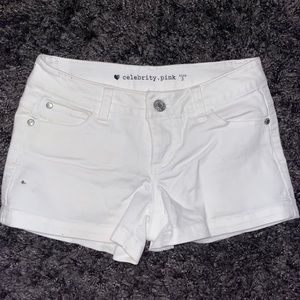 Celebrity Pink White Shorts | Size 3